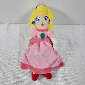 Nintendo Super Mario Princess Peach 10" Plush San-Ei‎ Little Buddy 2017 Pink